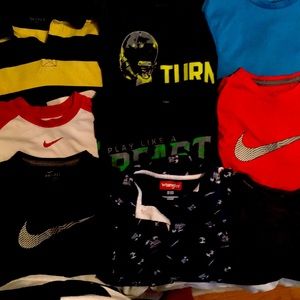 Small boys short sleeve shirts mixture